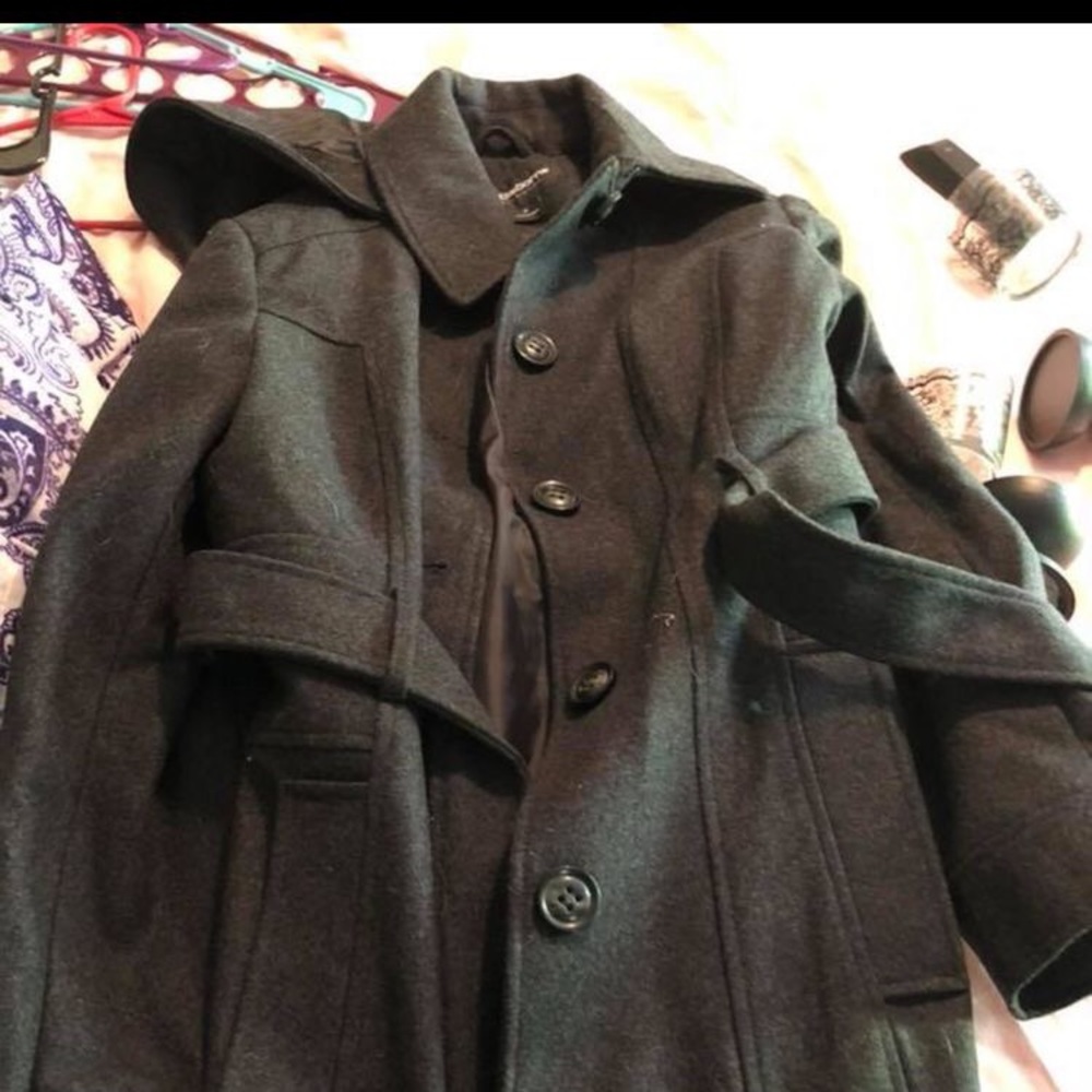 Liz clayborne wool trench